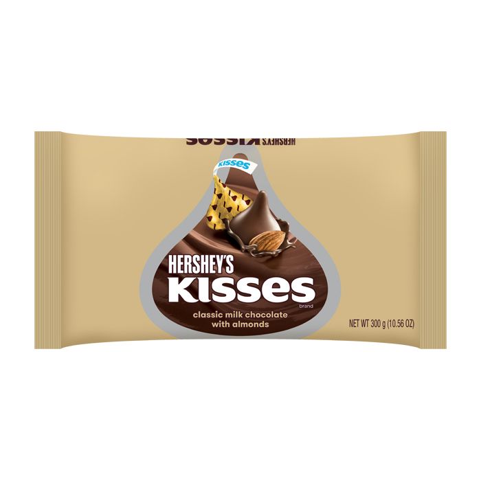 Hershey's Kisses Milk Chocolate With Almonds 205g