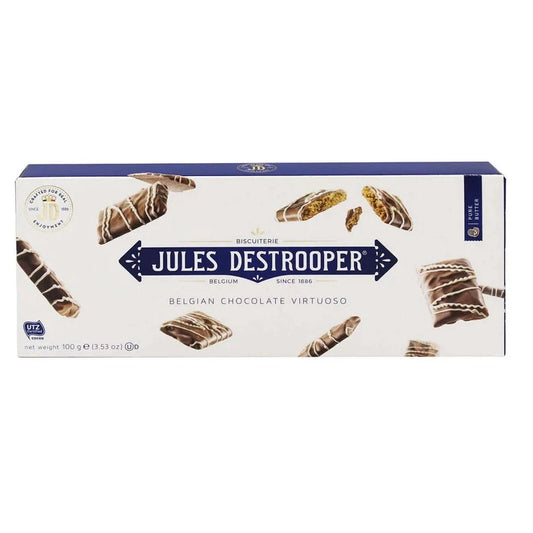 Biscuiterie Jules Destroopers Belgium Chocolate Virtutuoso Pure Butter, 100g