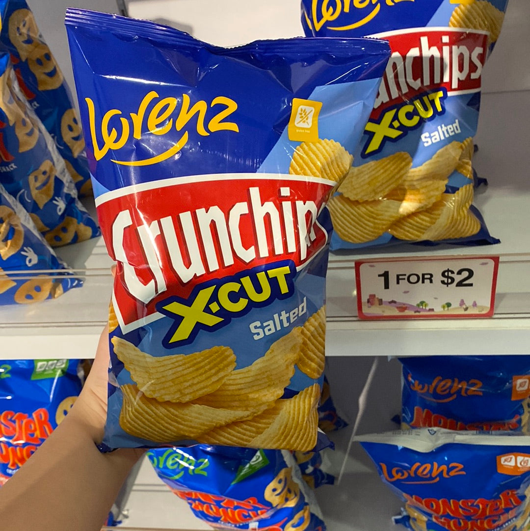 Lorenz Crunchips X-Cut Salted 75g