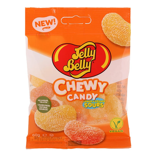 Jelly Belly Chew Candy Lemon Orange Sours 60g
